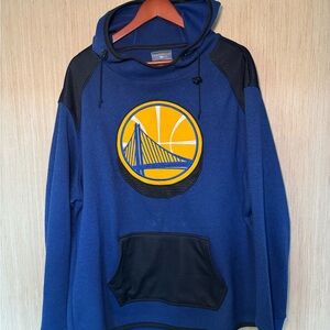 GOLDEN STATE WARRIORS XXL Sweater Blue UNK Embroidered Hoodie Pullover